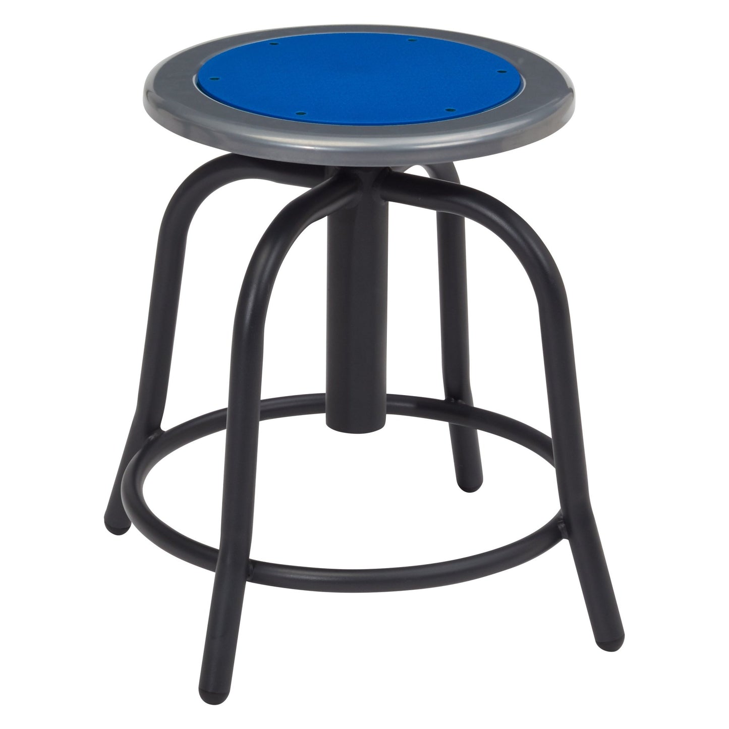 NPS 6800 Series 18" - 24" Adjustable Height Designer Swivel Stool (National Public Seating NPS-6800) - SchoolOutlet