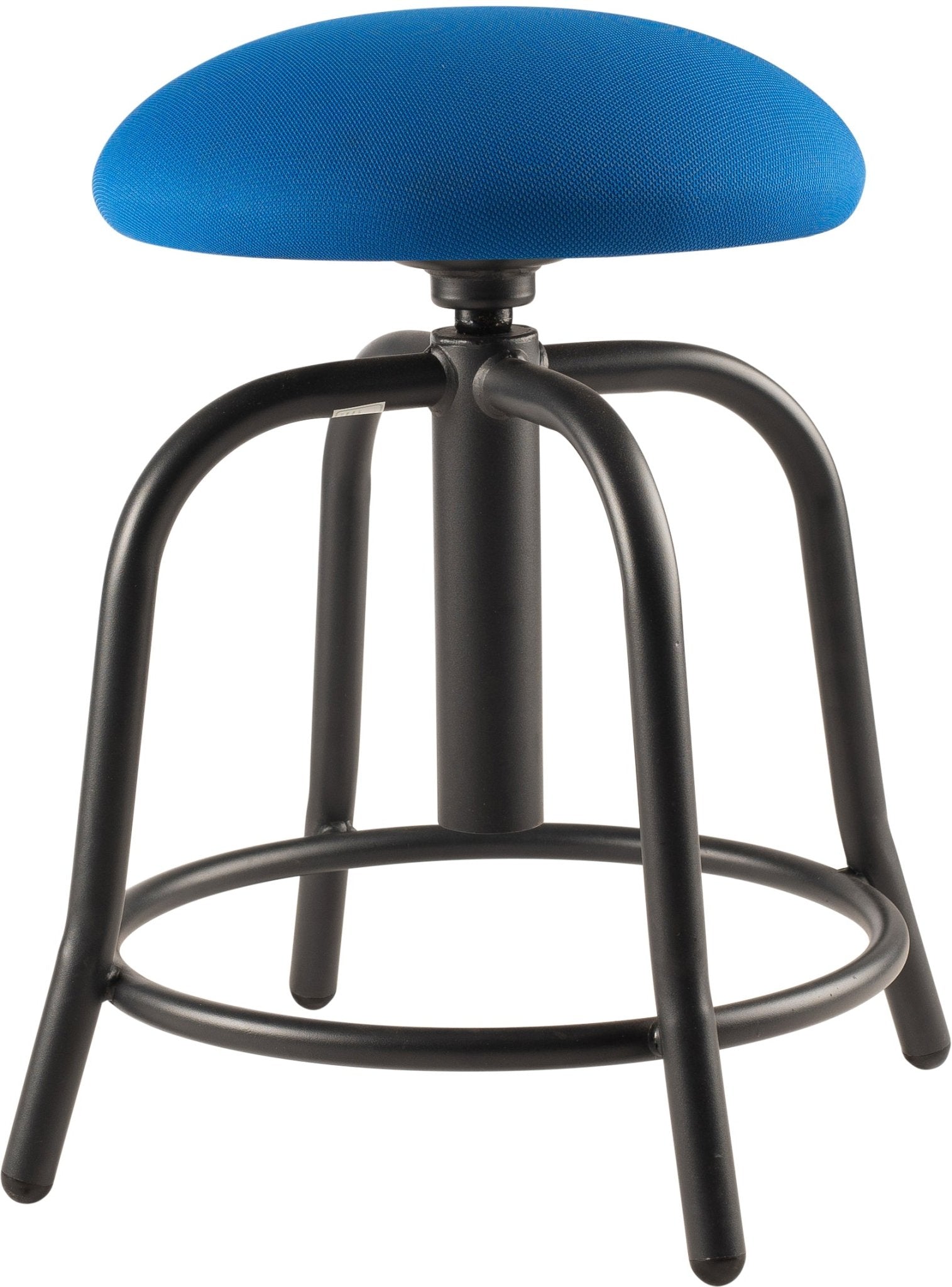 NPS 6800 Series 18" - 25" Adjustable Height Designer Stool, 3" Fabric Padded (National Public Seating NPS-6800S) - SchoolOutlet