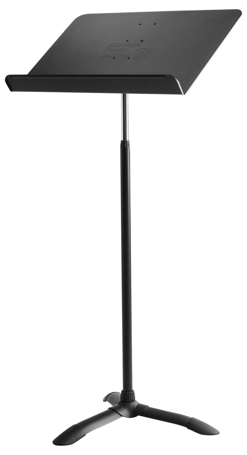 NPS Adjustable Height Melody Music Stand (National Public Seating NPS-82MS) - SchoolOutlet