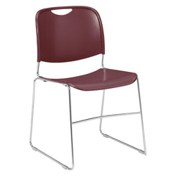 NPS 8500 Series Hi-Tech Ultra-Compact Stacker Plastic Stack Chair, (National Public Seating NPS-8500)