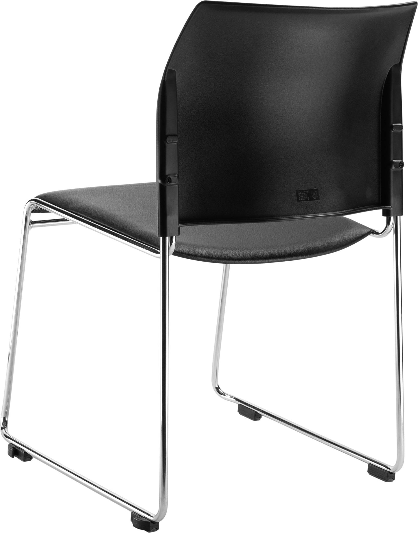 NPS 8700 Series Plush Vinyl Cafetorium Stack Chair (National Public Seating NPS-8700) - SchoolOutlet