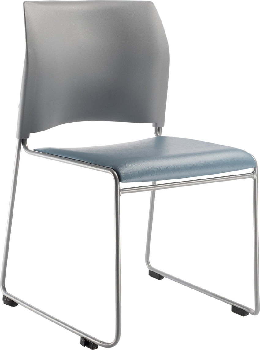 NPS 8700 Series Plush Vinyl Cafetorium Stack Chair (National Public Seating NPS-8700) - SchoolOutlet