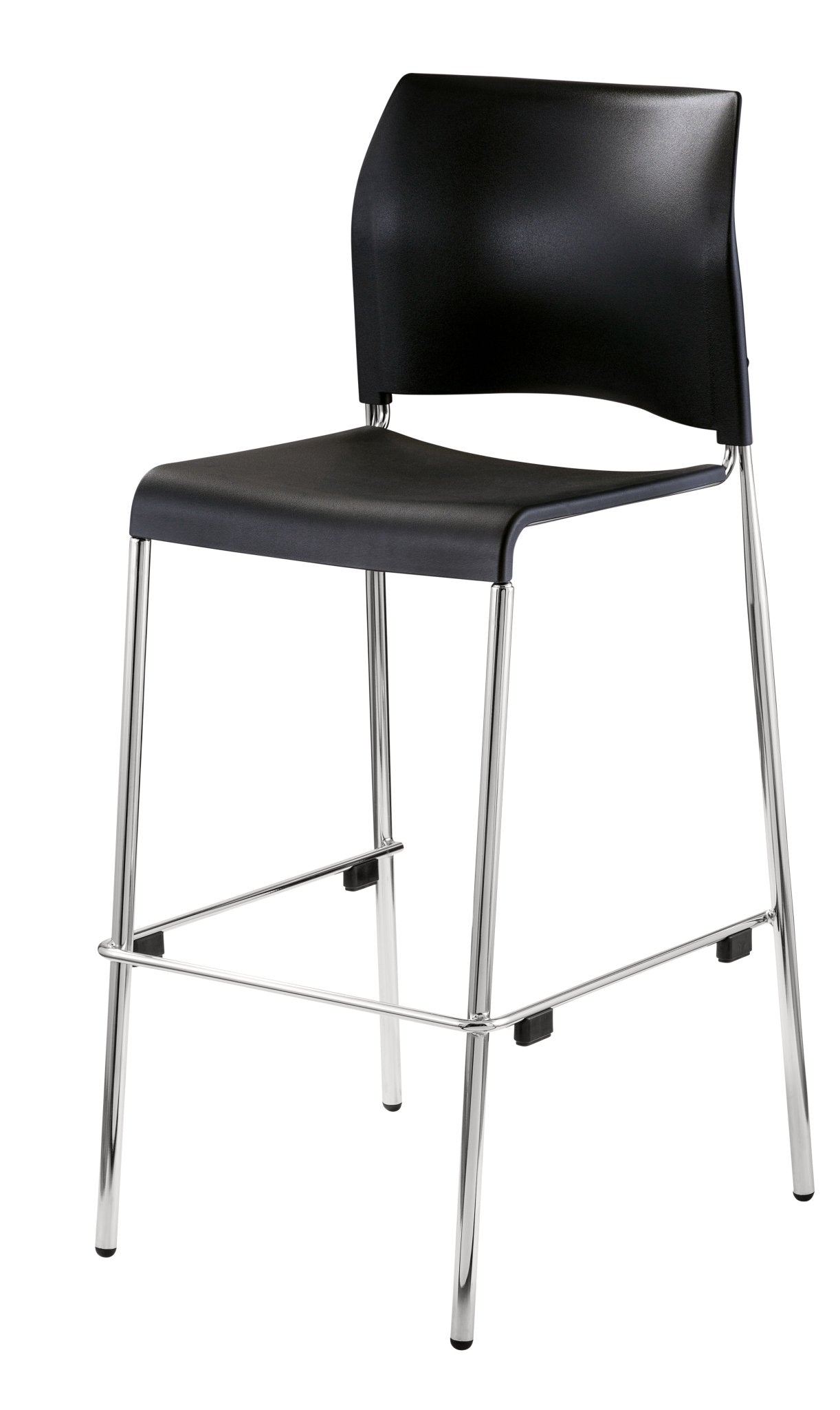 NPS 8800 Series Cafetorium Plastic Barstools - Plastic Seat (National Public Seating NPS-8810B-11-10) - SchoolOutlet