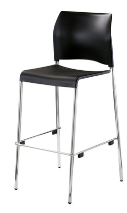 NPS 8800 Series Cafetorium Plastic Barstools - Plastic Seat (National Public Seating NPS-8810B-11-10)
