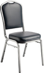 NPS 9300 Series Deluxe Upholstered Padded Silhouette Stack Chair (National Public Seating NPS-9300) - SchoolOutlet