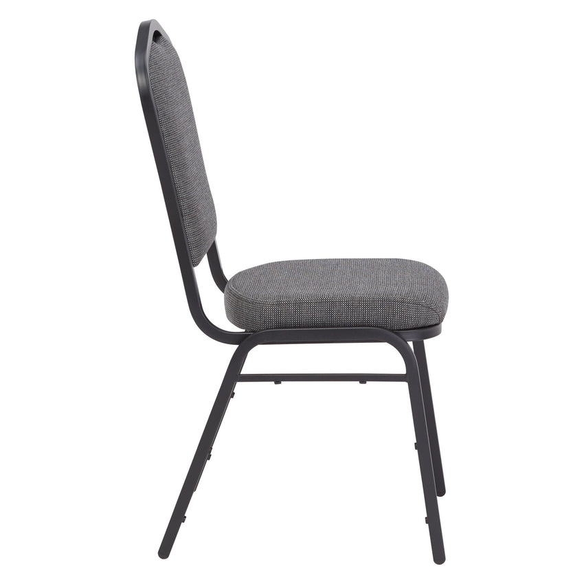 NPS 9300 Series Deluxe Upholstered Padded Silhouette Stack Chair (National Public Seating NPS-9300) - SchoolOutlet