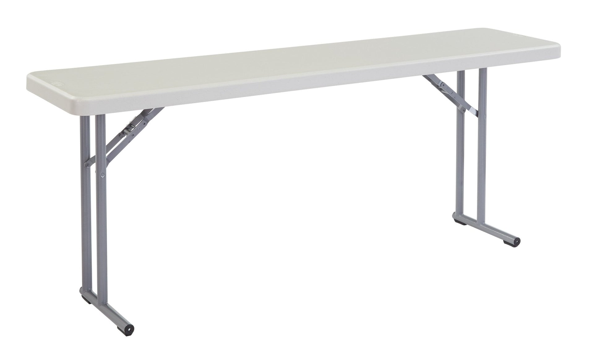 NPS Lightweight Plastic Folding Training Table - 18"W x 72"L (National Public Seating NPS-BT1872) - SchoolOutlet