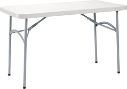 NPS 24" x 48" Heavy Duty Folding Table, Speckled Gray (National Public Seating NPS-BT2448)