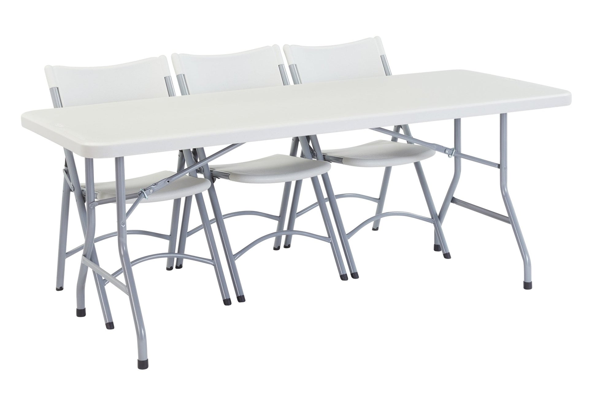NPS Lightweight Plastic Top Folding Table - 30"W x 72"L (National Public Seating NPS-BT3072) - SchoolOutlet
