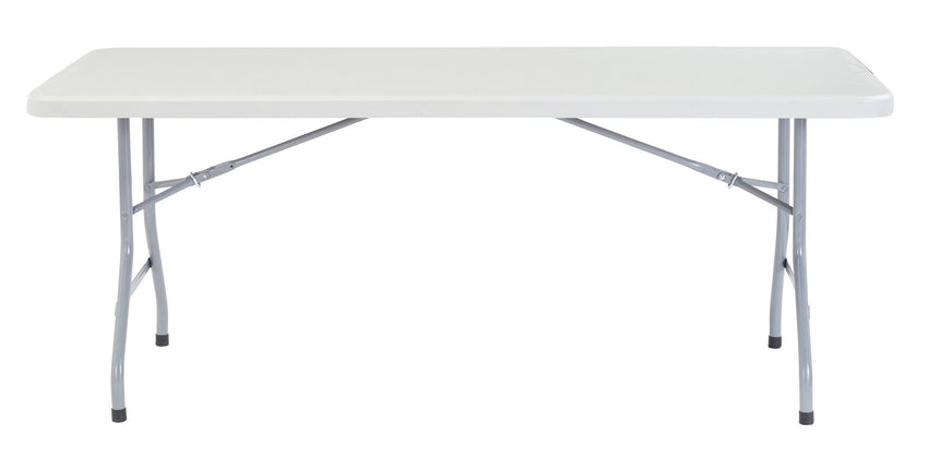 NPS Lightweight Plastic Top Folding Table - 30"W x 72"L (National Public Seating NPS-BT3072) - SchoolOutlet