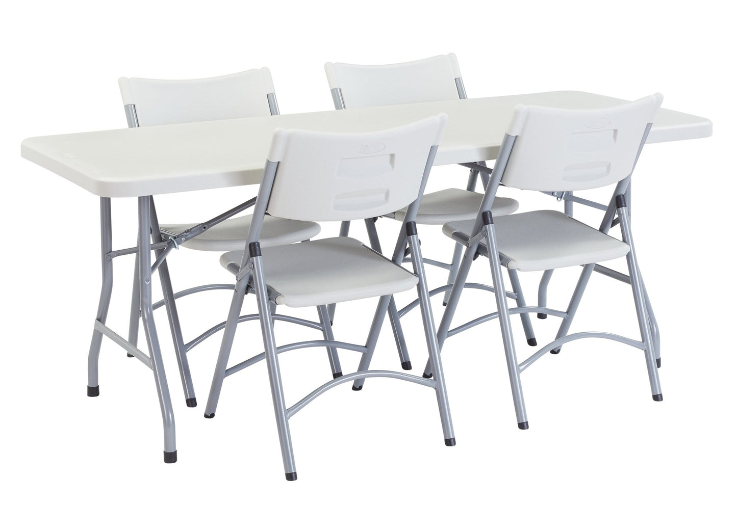 NPS Lightweight Plastic Top Folding Table - 30"W x 72"L (National Public Seating NPS-BT3072) - SchoolOutlet