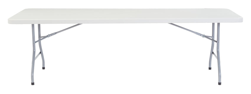 NPS Lightweight Plastic Top Folding Table - 30"W x 96"L (National Public Seating NPS-BT3096) - SchoolOutlet