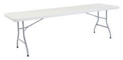 NPS Lightweight Plastic Top Folding Table - 30"W x 96"L (National Public Seating NPS-BT3096)