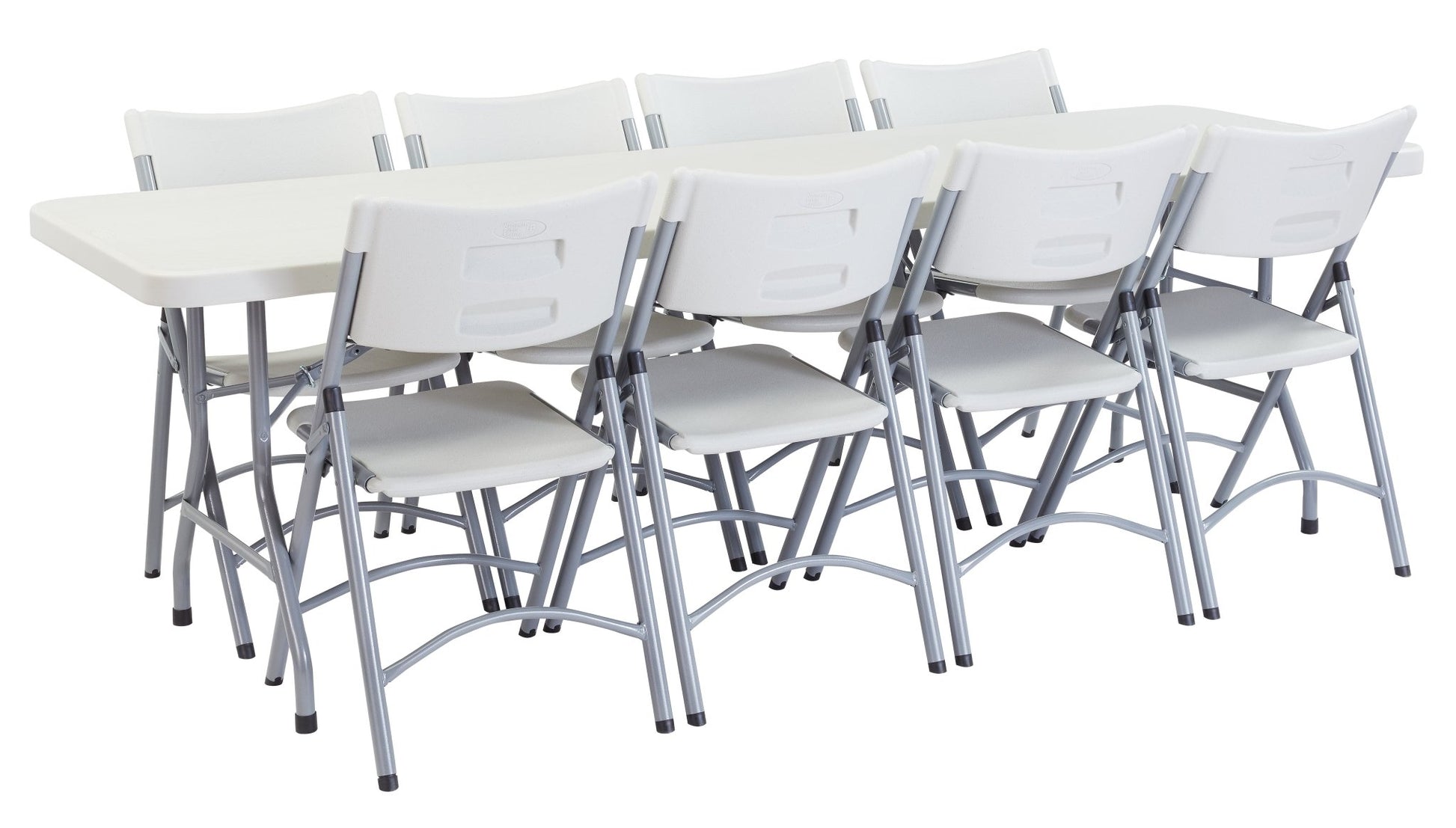 NPS Lightweight Plastic Top Folding Table - 30"W x 96"L (National Public Seating NPS-BT3096) - SchoolOutlet