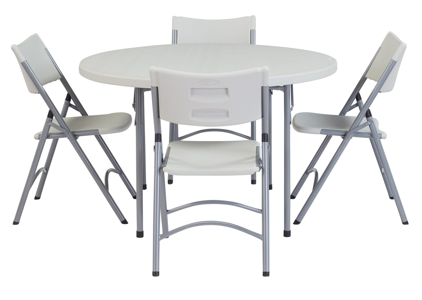 NPS Round Plastic Top Folding Table 48" Round (National Public Seating NPS-BT48R) - SchoolOutlet