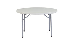 NPS Round Plastic Top Folding Table 48" Round (National Public Seating NPS-BT48R)