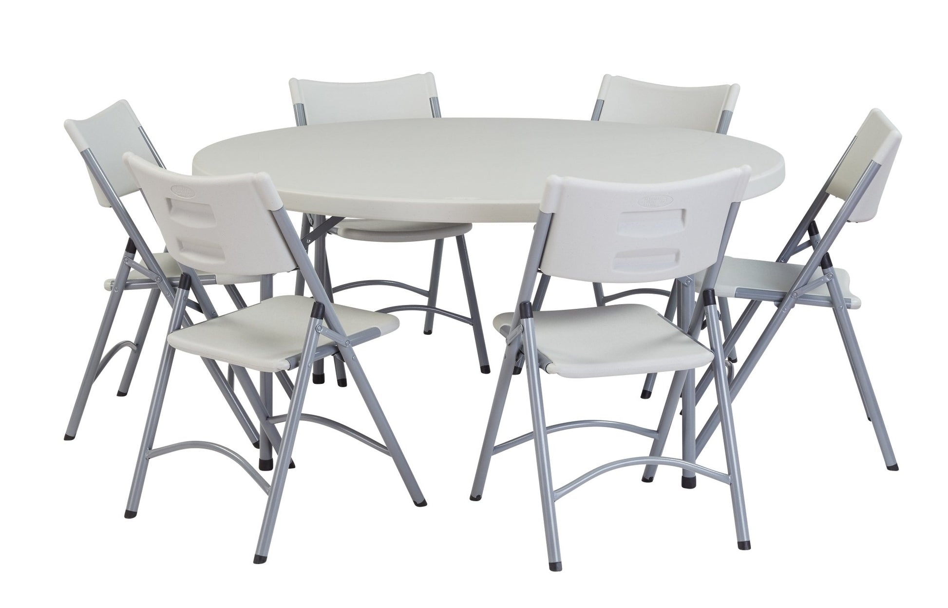 NPS Round Plastic Top Folding Table 60" Round (National Public Seating NPS-BT60R) - SchoolOutlet