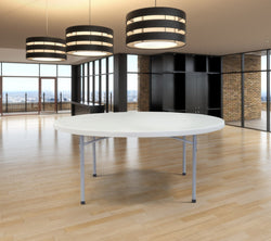 NPS Round Plastic Top Folding Table 71" Round (National Public Seating NPS-BT71R)