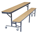 NPS 6' Mobile Convertible Bench Unit - 72
