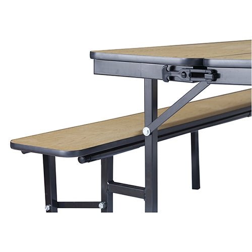 NPS 6' Mobile Convertible Bench Unit - 72"L x 29"W (National Public Seating NPS-CBG72) - SchoolOutlet