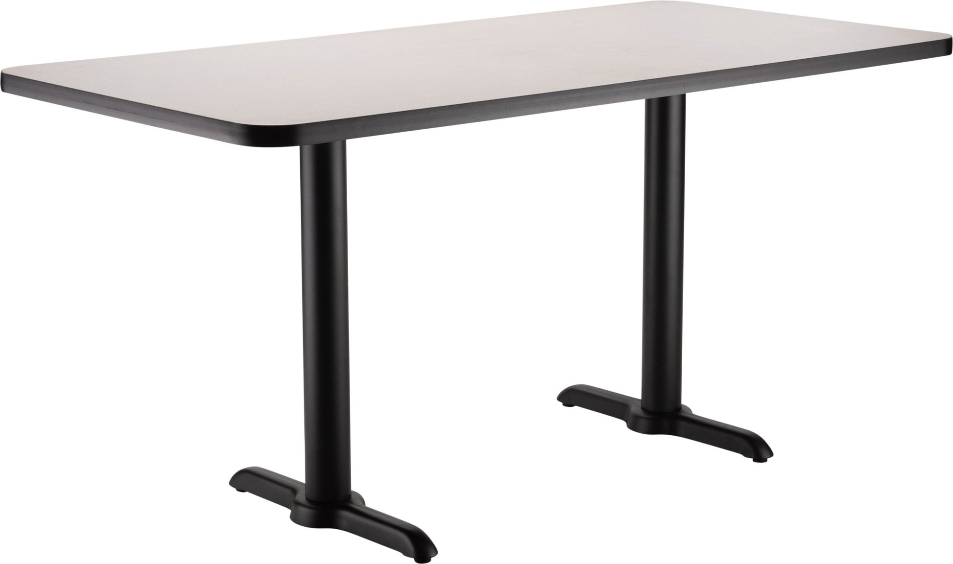 NPS CT23048TD - NPS Cafe Table, 30"x48" Rectangle, "T" Base, 30" Height (National Public Seating NPS-CT23048TD) - SchoolOutlet