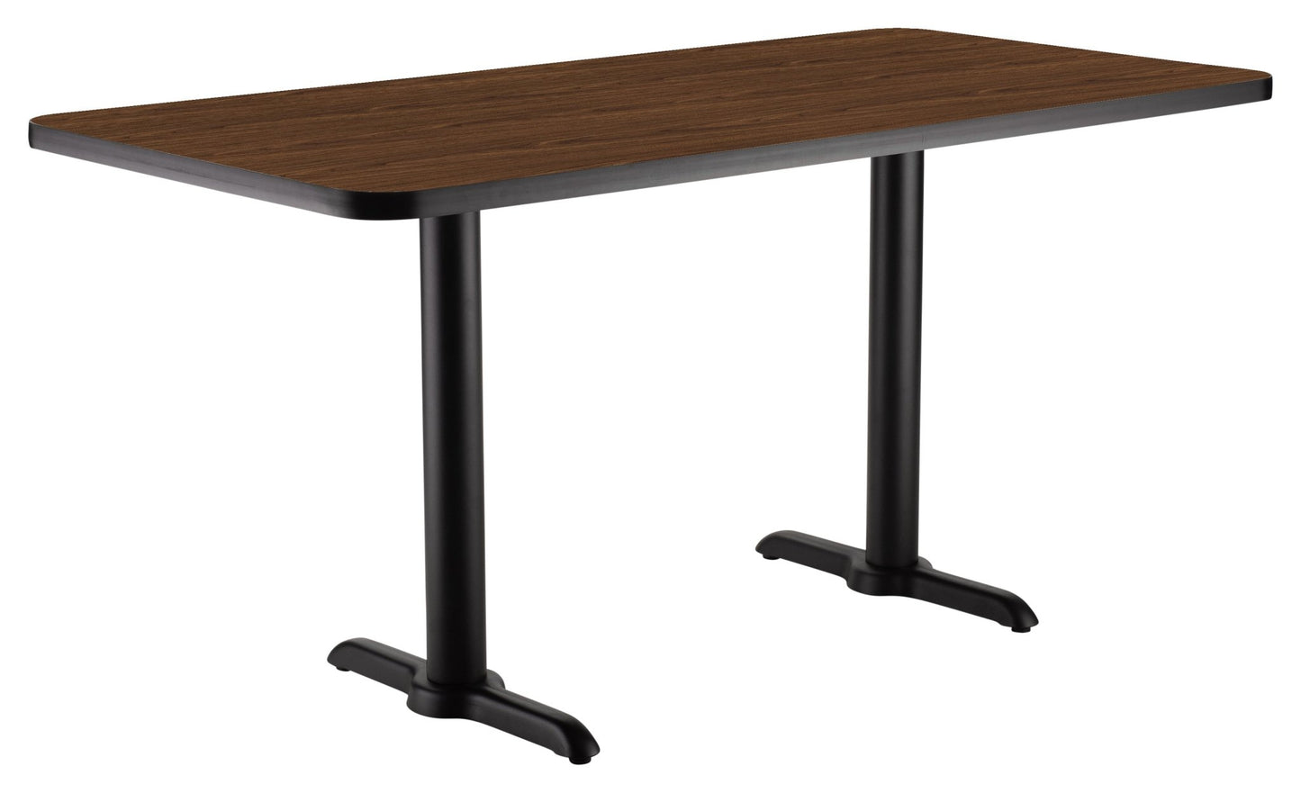 NPS CT23048TD - NPS Cafe Table, 30"x48" Rectangle, "T" Base, 30" Height (National Public Seating NPS-CT23048TD) - SchoolOutlet