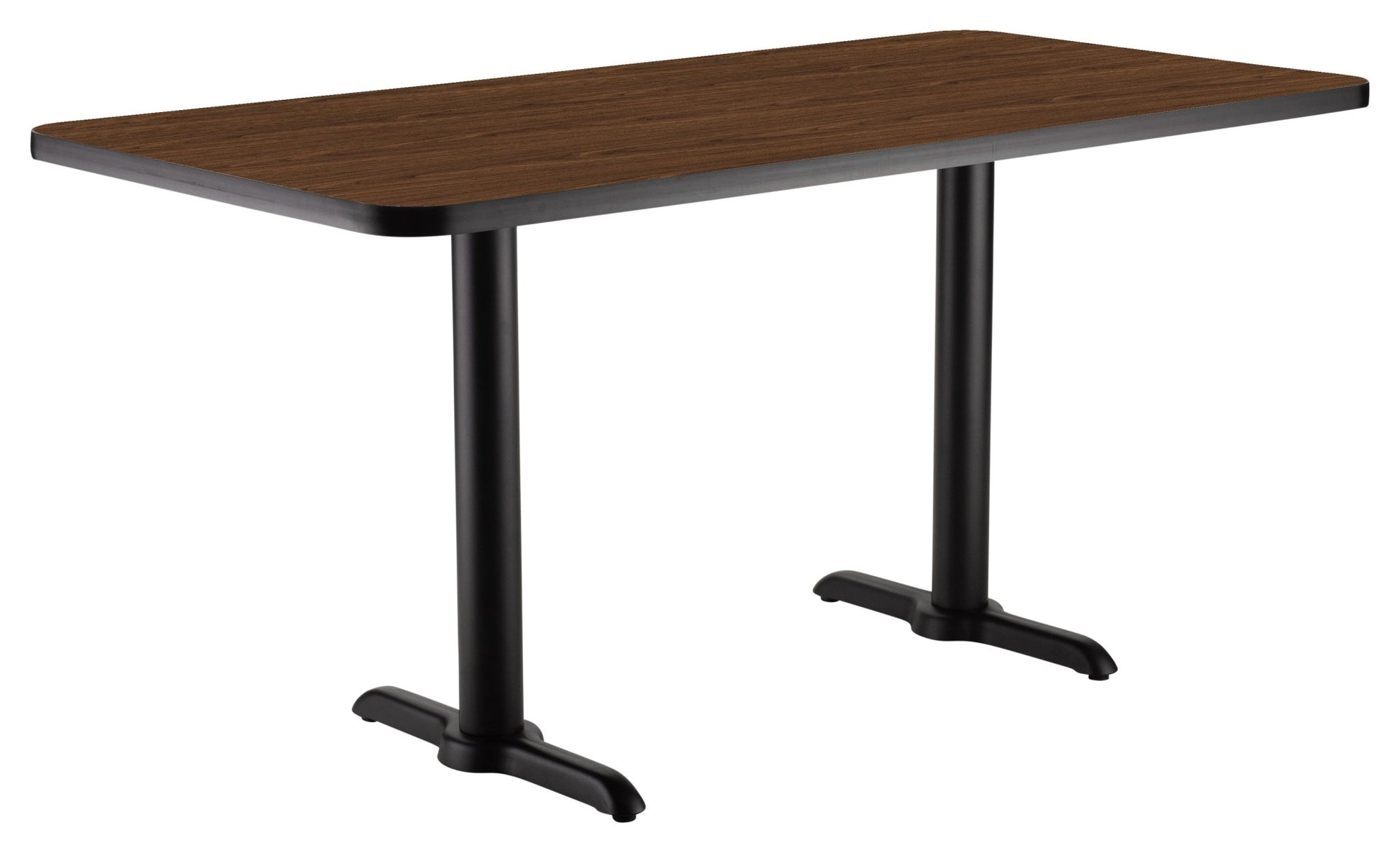 NPS CT23048TD - NPS Cafe Table, 30"x48" Rectangle, "T" Base, 30" Height (National Public Seating NPS-CT23048TD) - SchoolOutlet