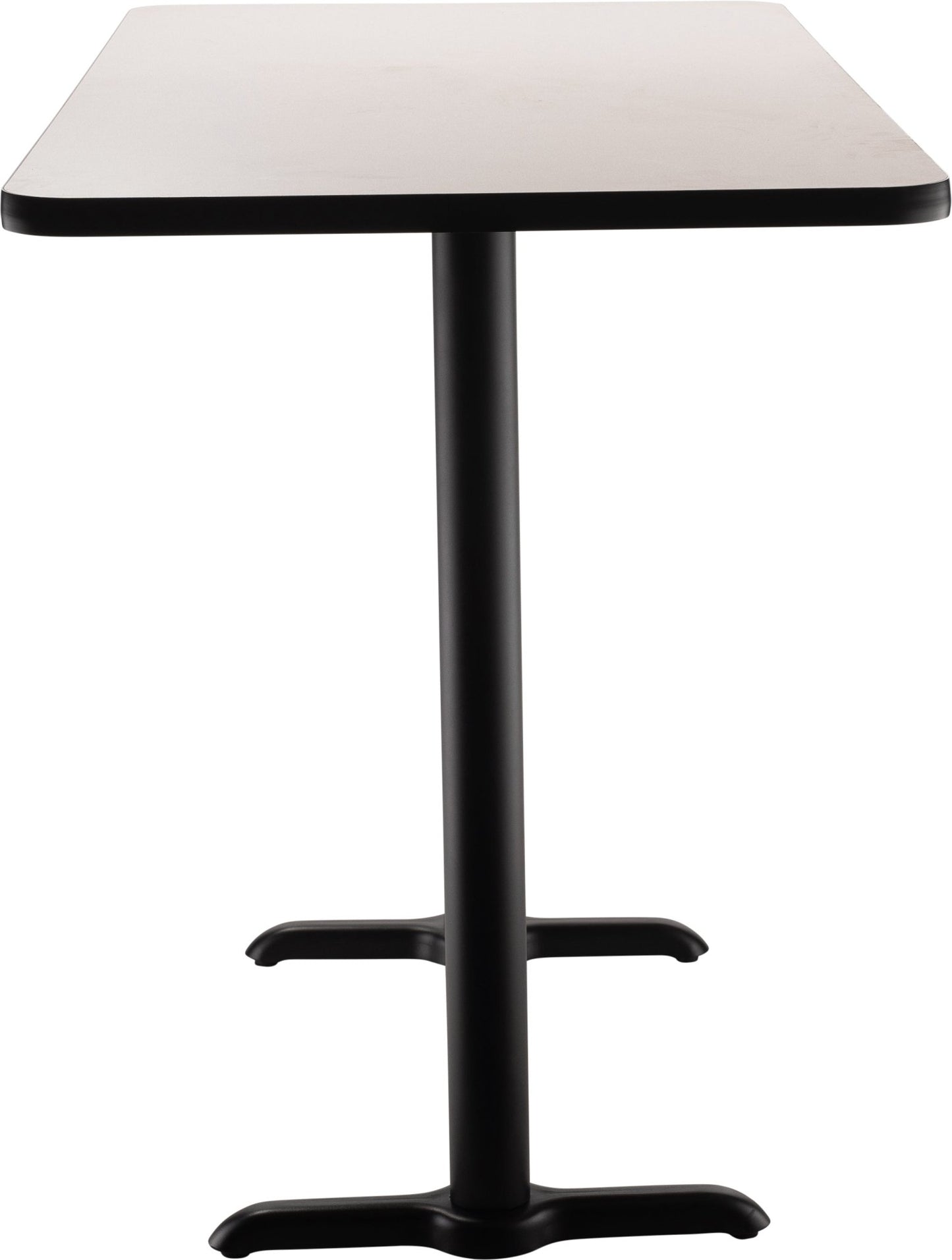 NPS CT23060TB - NPS Cafe Table, 30"x60" Rectangle, "T" Base, 42" Height (National Public Seating NPS-CT23060TB) - SchoolOutlet