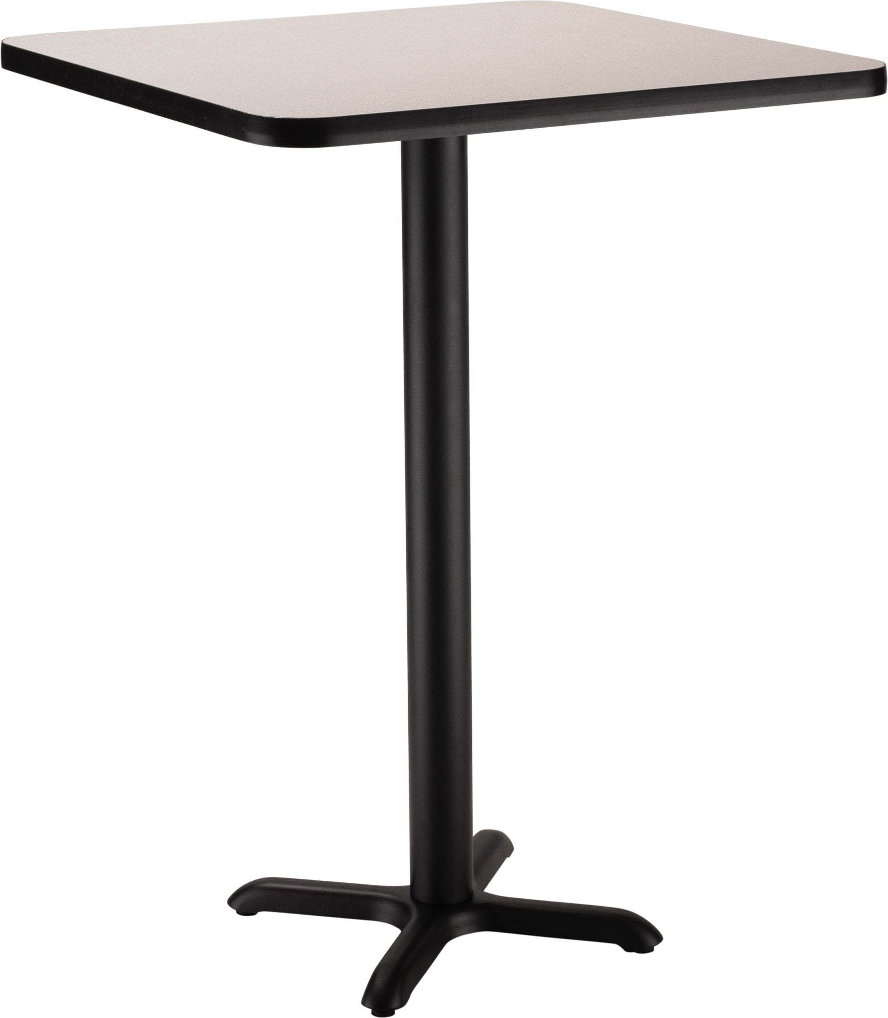 NPS CT32424XB - NPS Cafe Table, 24" Square, "X" Base, 42" Height (National Public Seating NPS-CT32424XB) - SchoolOutlet