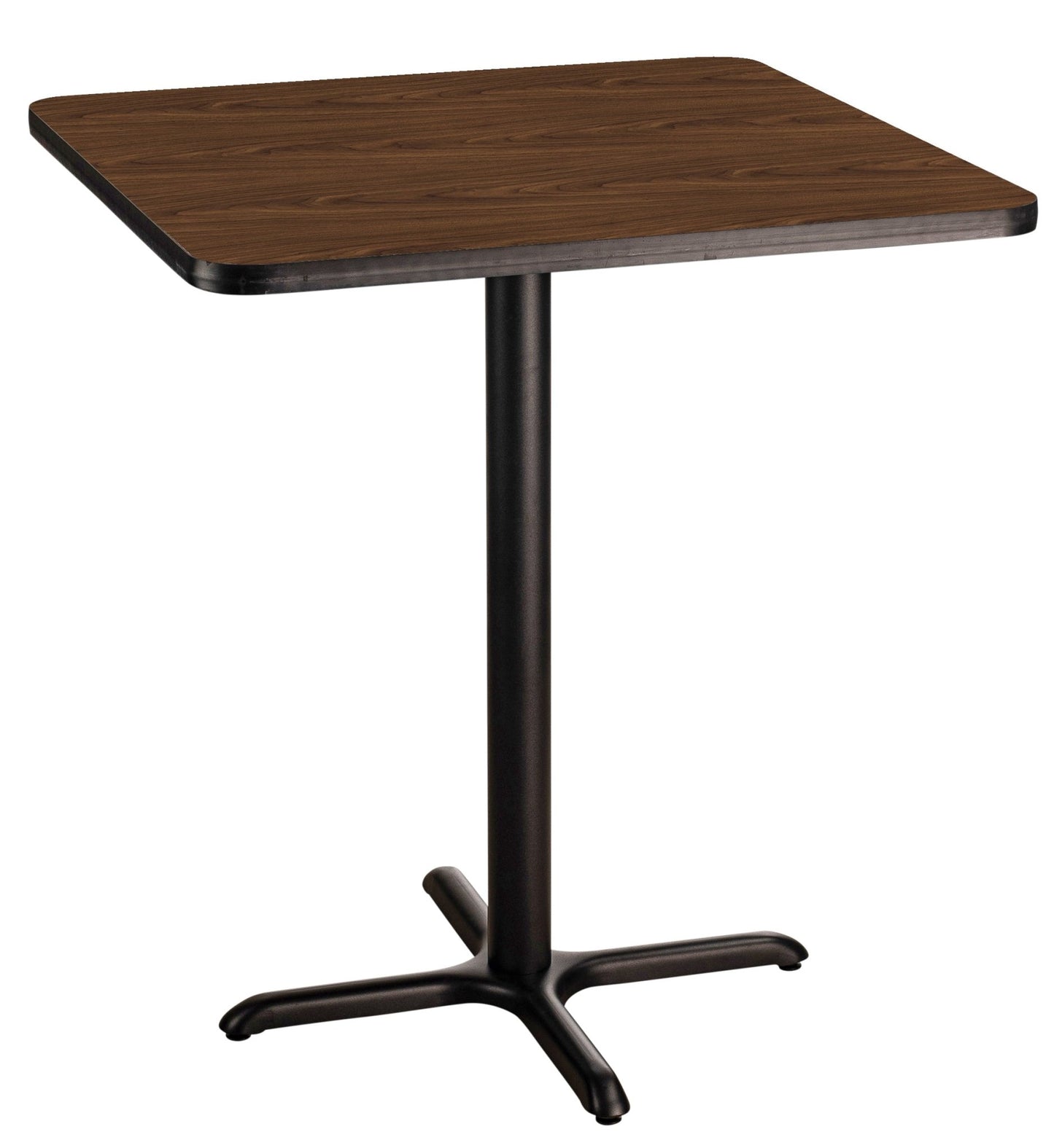 NPS CT33030XB - NPS Cafe Table, 30" Square, "X" Base, 42" Height (National Public Seating NPS-CT33030XB) - SchoolOutlet