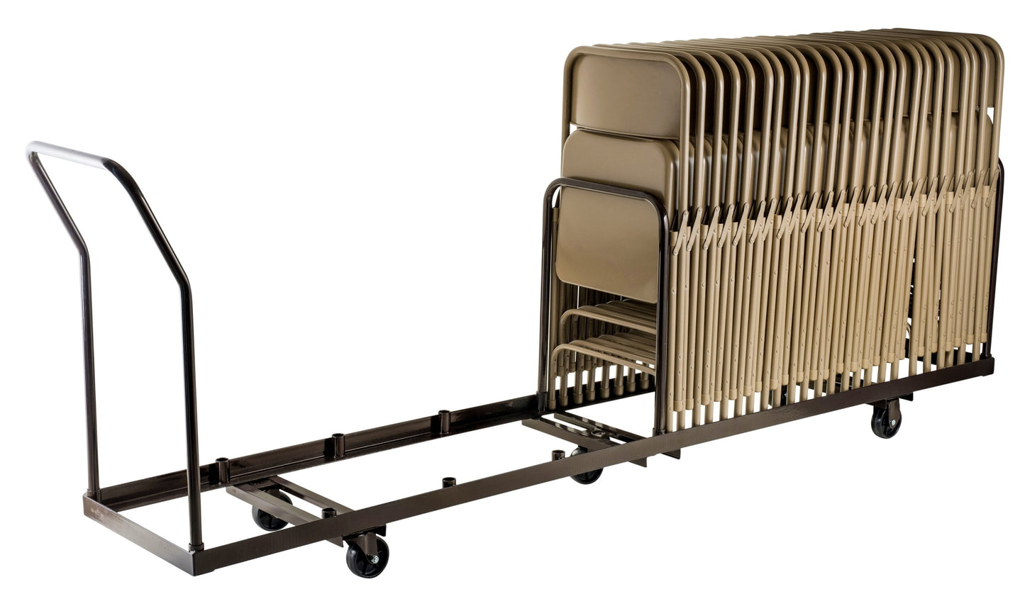 NPS Dolly for Folding Chairs Vertical storage Holds up to 50 Chairs (National Public Seating NPS-DY-50) - SchoolOutlet