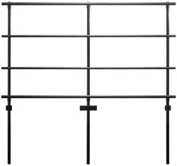 NPS Guard Rails for 24 inch Tapered Risers (National Public Seating NPS-GRR24T)