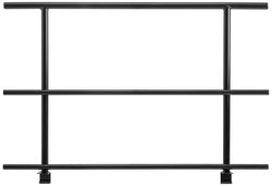 NPS 48"W Guard Rails for Stages (National Public Seating NPS-GRS48)