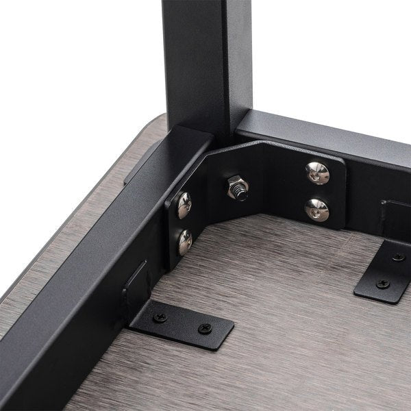 NPS Height Adjustable Utility Table, 24" X 48", Butcherblock Top (National Public Seating NPS-HDT3-2448B) - SchoolOutlet