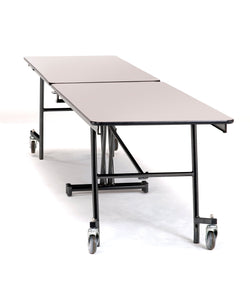 NPS 10' Mobile Cafeteria Rectangle Table Shape Unit - 30" W x 121" L (National Public Seating NPS-MT10)