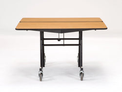 NPS Mobile Cafeteria Square Table Shape Unit - 48" W x 48" L (National Public Seating NPS-MT48Q)