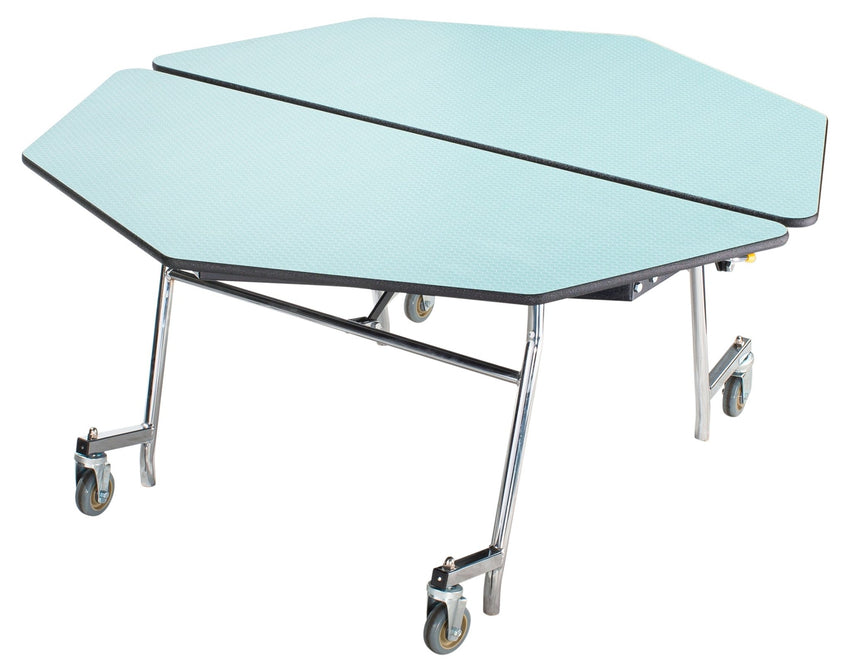 NPS Mobile Cafeteria Octagon Table Shape Unit - 60" W x 60" L (National Public Seating NPS-MT60O) - SchoolOutlet