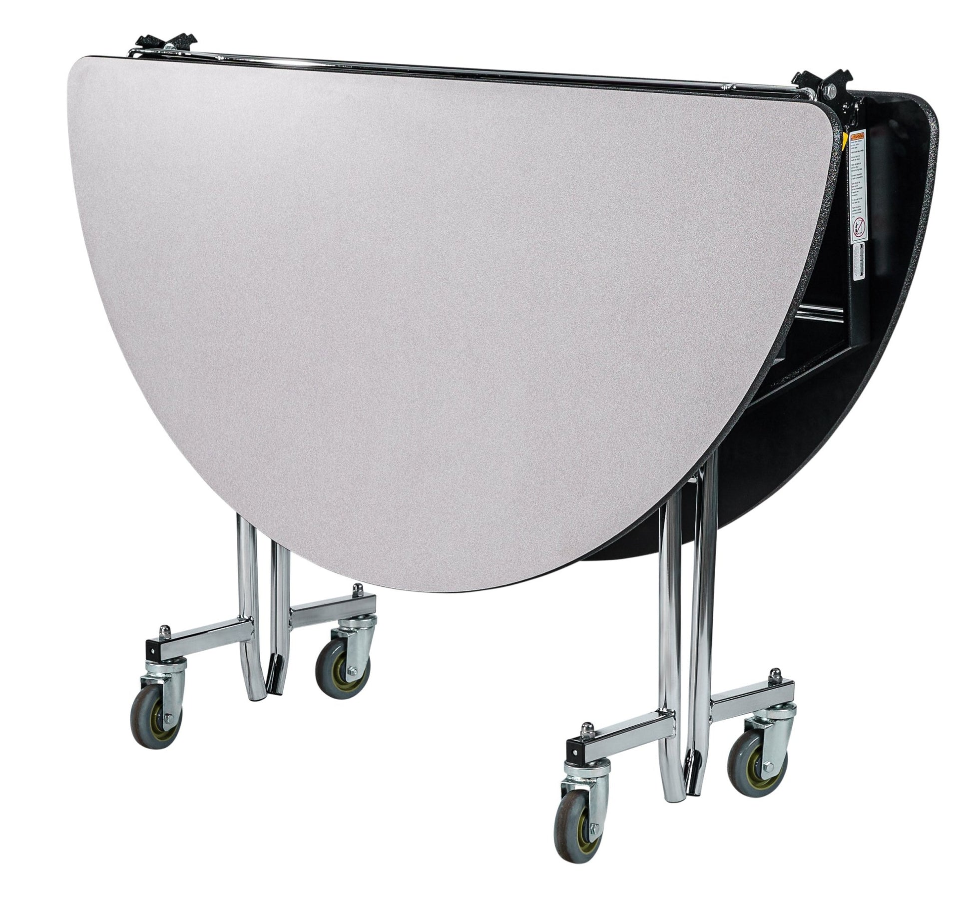 NPS Mobile Cafeteria Round Table Shape Unit - 60" W x 60" L (National Public Seating NPS-MT60R) - SchoolOutlet