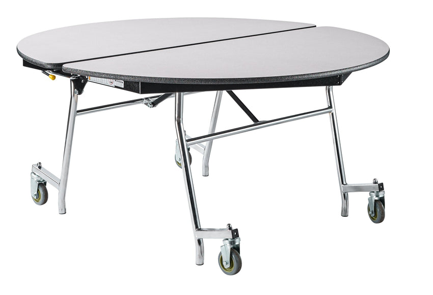 NPS Mobile Cafeteria Round Table Shape Unit - 60" W x 60" L (National Public Seating NPS-MT60R) - SchoolOutlet