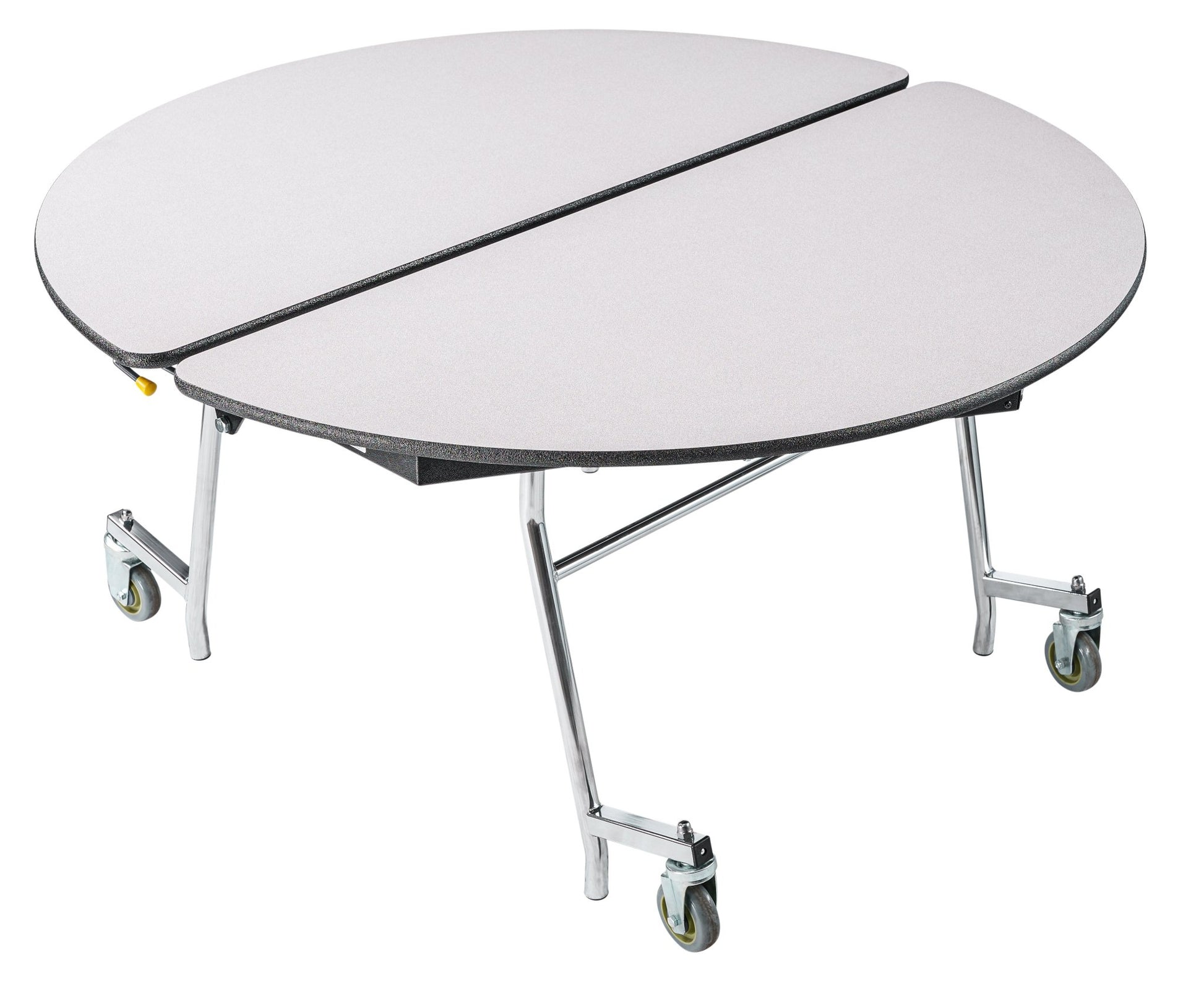 NPS Mobile Cafeteria Round Table Shape Unit - 60" W x 60" L (National Public Seating NPS-MT60R) - SchoolOutlet