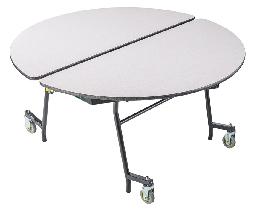 NPS Mobile Cafeteria Round Table Shape Unit - 60" W x 60" L (National Public Seating NPS-MT60R) - SchoolOutlet