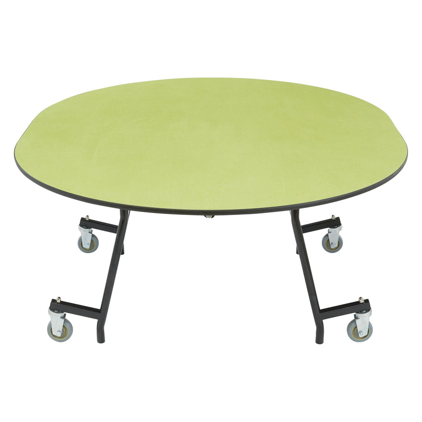 NPS EasyFold 60" x 72" Oval Table (National Public Seating NPS-MTSSF-60V) - SchoolOutlet