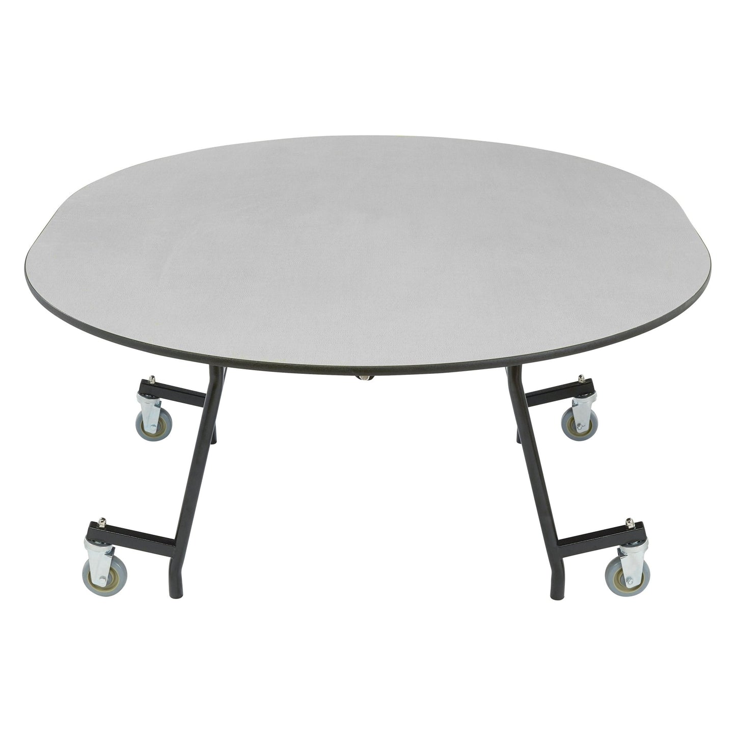 NPS EasyFold 60" x 72" Oval Table (National Public Seating NPS-MTSSF-60V) - SchoolOutlet