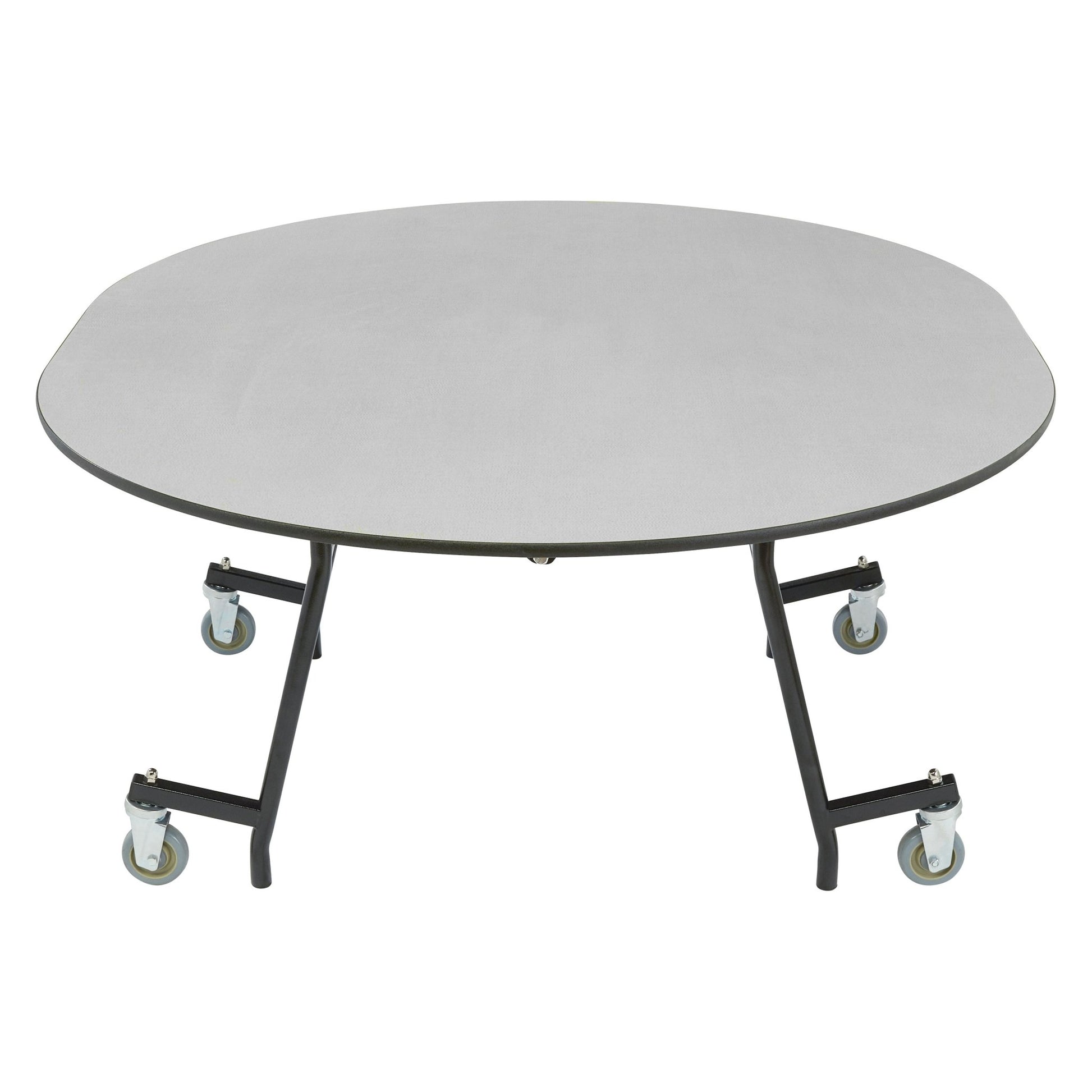 NPS EasyFold 60" x 72" Oval Table (National Public Seating NPS-MTSSF-60V) - SchoolOutlet