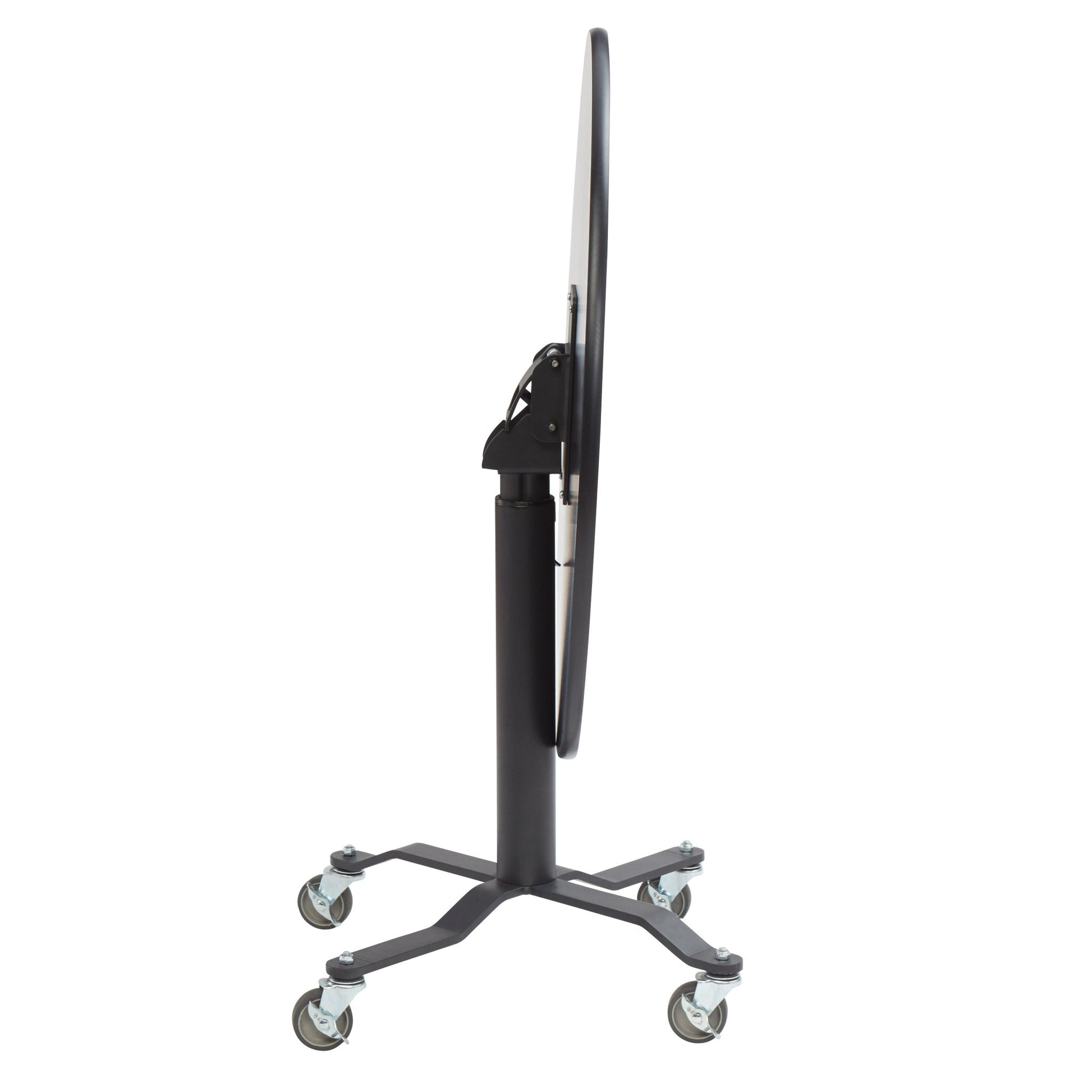 NPS Cafe Time II Table, 36" Round, High Pressure Laminate Top, Particle Board, Vinyl T-Molding (NationalPublic Seating NPS-PCT136PBTM) - SchoolOutlet