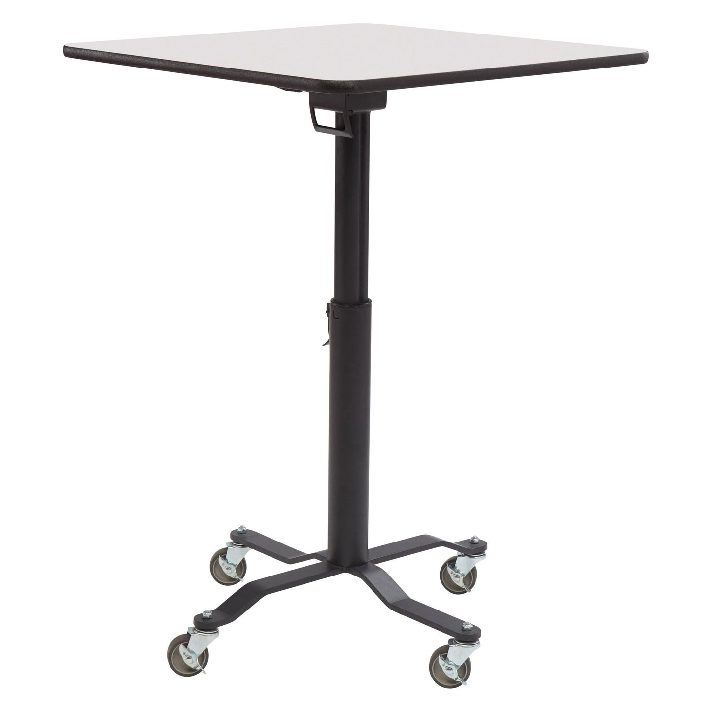 NPS Cafe Time II Table, 30" Square, Whiteboard Top, MDF Core, Protect Edge (NationalPublic Seating NPS-PCT330MDPEWB) - SchoolOutlet