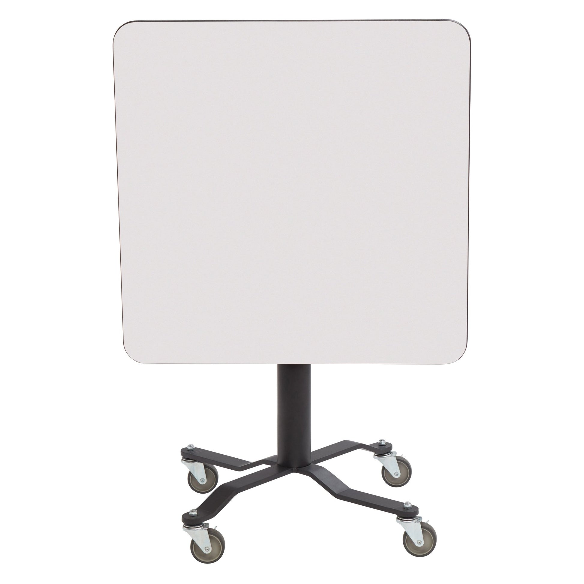 NPS Cafe Time II Table, 30" Square, Whiteboard Top, MDF Core, Protect Edge (NationalPublic Seating NPS-PCT330MDPEWB) - SchoolOutlet