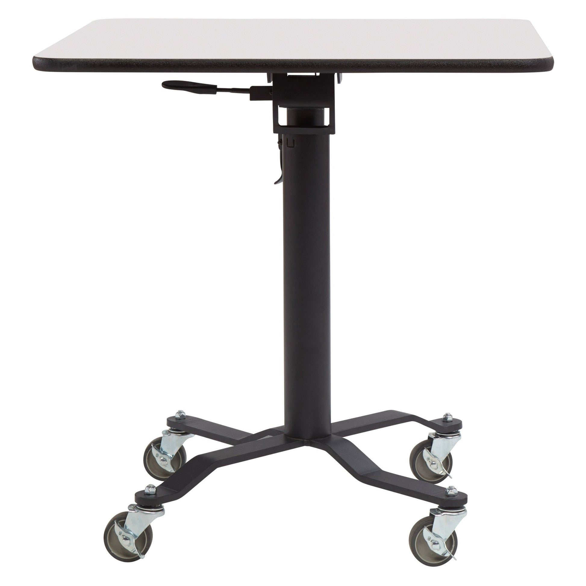 NPS Cafe Time II Table, 30" Square, Whiteboard Top, MDF Core, Protect Edge (NationalPublic Seating NPS-PCT330MDPEWB) - SchoolOutlet