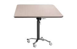 NPS Cafe Time II Table, 36" Square, High Pressure Laminate Top, MDF Core, Protect Edge (National Public Seating NPS-PCT336MDPE)