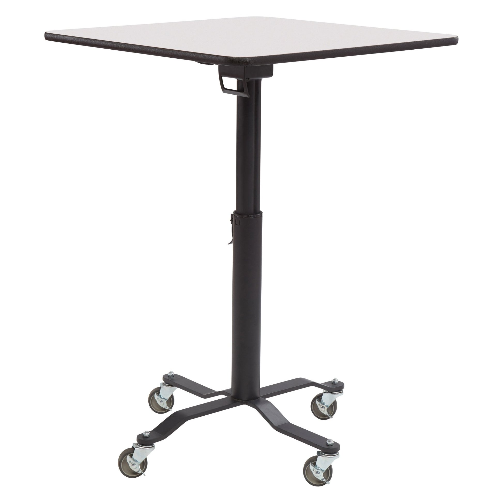 NPS Cafe Time II Table, 36" Square, Whiteboard Top, Particle Board, Vinyl T-Molding (National Public Seating NPS-PCT336PBTMWB) - SchoolOutlet